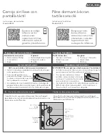 Preview for 5 page of Schlage SchlageTouch BE375 Manual