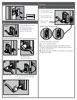 Preview for 3 page of Schlage Touch FE695 Lever Installation Instructions Manual