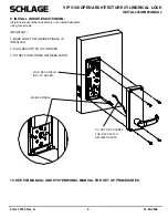 Preview for 9 page of Schlage VIP 5100 series Installation Manual