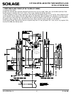 Preview for 2 page of Schlage VIP 5500 Series Installation Manual