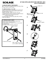 Preview for 5 page of Schlage VIP 5500 Series Installation Manual