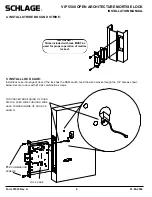 Preview for 6 page of Schlage VIP 5500 Series Installation Manual