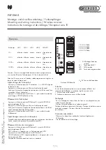 Preview for 7 page of Schlegel PXFE868 Mounting And Wiring Instructions