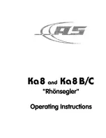 Schleicher Ka8 B/C Rhonsegler Flight Manual preview