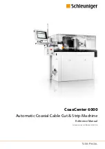 Schleuniger CoaxCenter 6000 Reference Manual preview