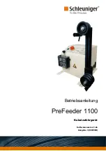 Preview for 1 page of Schleuniger PreFeeder 1100 Manual