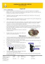 Preview for 2 page of Schlosser KB55S Operating Instructions Manual