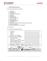 Preview for 10 page of Schlumberger CAMERON LEDEEN VA Series Installation, Operation And Maintenance Manual