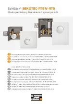 Schluter Systems BEKOTEC-THERM-RTB Installation Instructions Manual preview