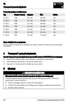 Предварительный просмотр 85 страницы Schluter Systems LIPROTEC LT ES 1 Directions For Use Manual