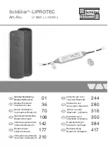 Schluter Systems LIPROTEC Directions For Use Manual preview