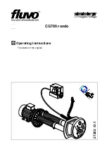 schmalenberger fluvo CG700 rondo Operating Instructions Manual предпросмотр