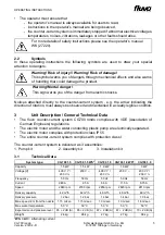 Preview for 5 page of schmalenberger fluvo CG700 rondo Operating Instructions Manual