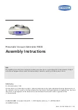 Schmalz 10.02.03.00368 Assembly Instructions Manual предпросмотр