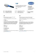 Preview for 1 page of Schmalz SBP 13 Series Operating Instructions Manual