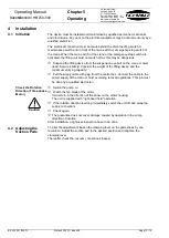 Preview for 10 page of Schmalz VACUMASTER VHB 250 Operating Manual