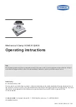 Schmalz VCMC-R QUICK Operating Instructions Manual предпросмотр