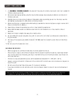 Preview for 3 page of Schmécké SHMFWCC121LB User Manual