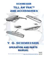 Предварительный просмотр 1 страницы Schmeiser 3-Point Hitch Category 1 & 2 Operation And Parts Manual