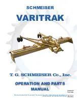 Предварительный просмотр 1 страницы Schmeiser Varitrak SVT-16R Operation And Parts Manual