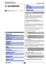 schmersal 301SQ-230V Operating Instructions Manual preview