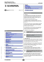 Preview for 1 page of schmersal AES 2285 Operating Instructions Manual