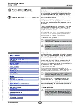 Предварительный просмотр 1 страницы schmersal AZ 3350 Operating Instructions