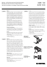 Preview for 2 page of schmersal AZM 160 Mounting And Wiring Instructions