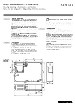 Preview for 1 page of schmersal AZM 161 Mounting And Wiring Instructions