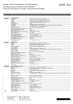 Preview for 4 page of schmersal AZM 161 Mounting And Wiring Instructions
