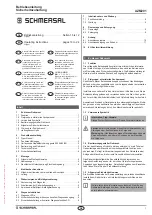 schmersal AZM201 Operating Instructions Manual preview