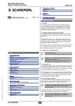 Preview for 1 page of schmersal AZR 31S1 Series Operating Instructions Manual