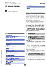 schmersal BDF 200 AS Operating Instructions Manual preview