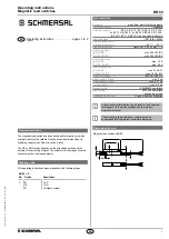 schmersal BN 80 Series Operating Instructions preview