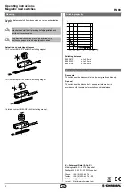 Preview for 2 page of schmersal BN 80 Series Operating Instructions