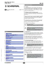 schmersal BNS 40S Operating Instructions Manual preview