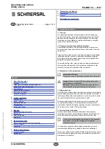 Preview for 1 page of schmersal EX-BNS 33 2187 Series Operating Instructions Manual