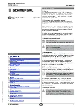 schmersal EX-BNS 33 Operating Instructions Manual preview