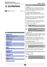 Preview for 1 page of schmersal NDRR Series Operating Instructions Manual