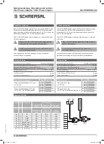 Preview for 1 page of schmersal SD-Y-POWER Operating Instructions