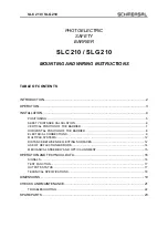 Preview for 1 page of schmersal SLC 210 Mounting And Wiring Instructions