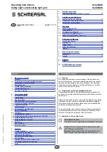 schmersal SLC440AS Operating Instructions Manual preview