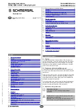 Preview for 1 page of schmersal SLC440COM Series Operating Instructions Manual