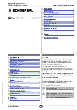 schmersal SRB-E-204PE Operating Instructions Manual preview