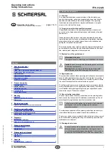 schmersal TFH 232 AS Operating Instructions Manual предпросмотр