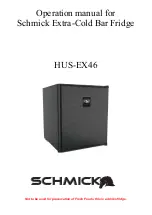 Schmick HUS-EX46 Operation Manual preview