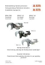 Schmid & Wezel EFA Z 08 Operating Instructions Manual preview