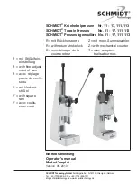 Preview for 1 page of Schmidt 11 Operator'S Manual