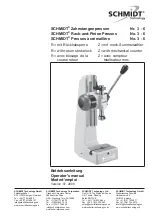 Schmidt 3 Operator'S Manual preview