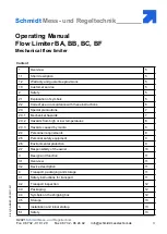 Предварительный просмотр 3 страницы Schmidt BA Operating Manual